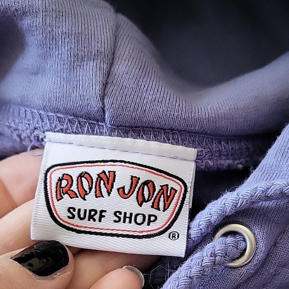 Ron Jon Surf Shop Purple Hoodie- L - Picture 2 of 2